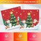 177PCS Christmas Paper Plates Napkins Party Supplies, Christmas Tree Santa Claus Theme Party Supplies Disposable Paper Tableware for Decorations for Merry Christmas Serves 25